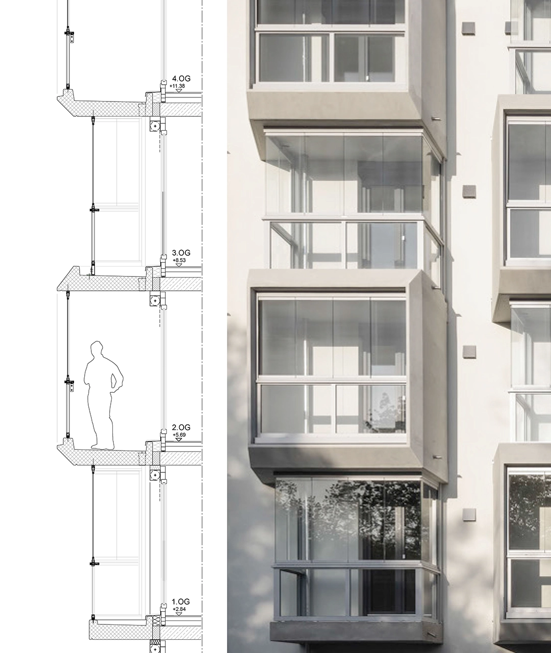 Balkonverglasung Studierendenwohnanlage München