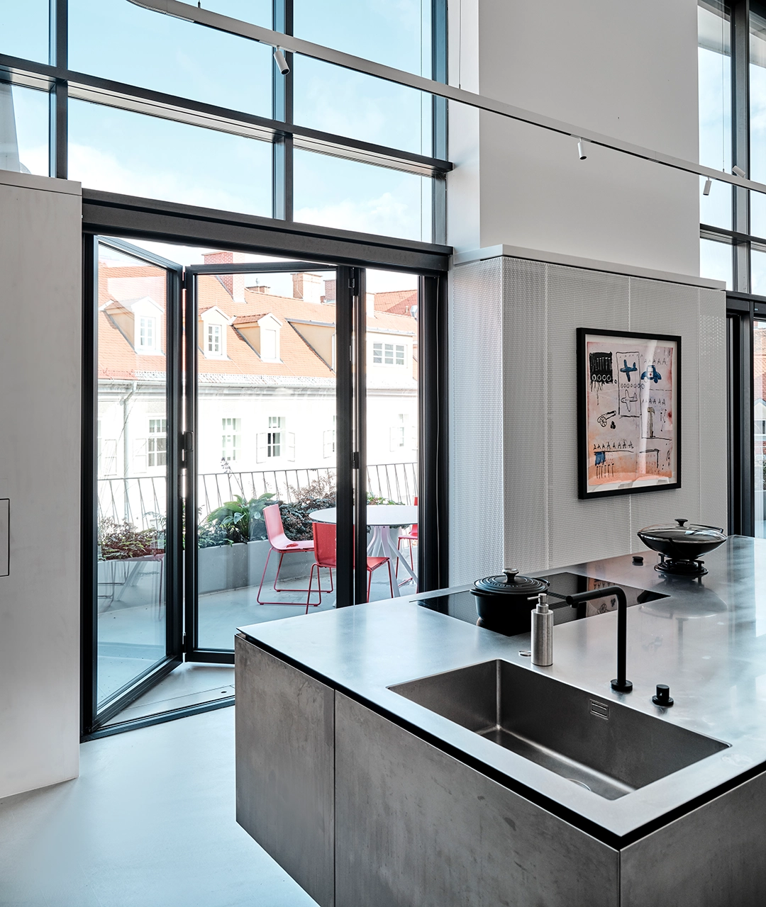 Glas-Faltwand Raphaels Refugium