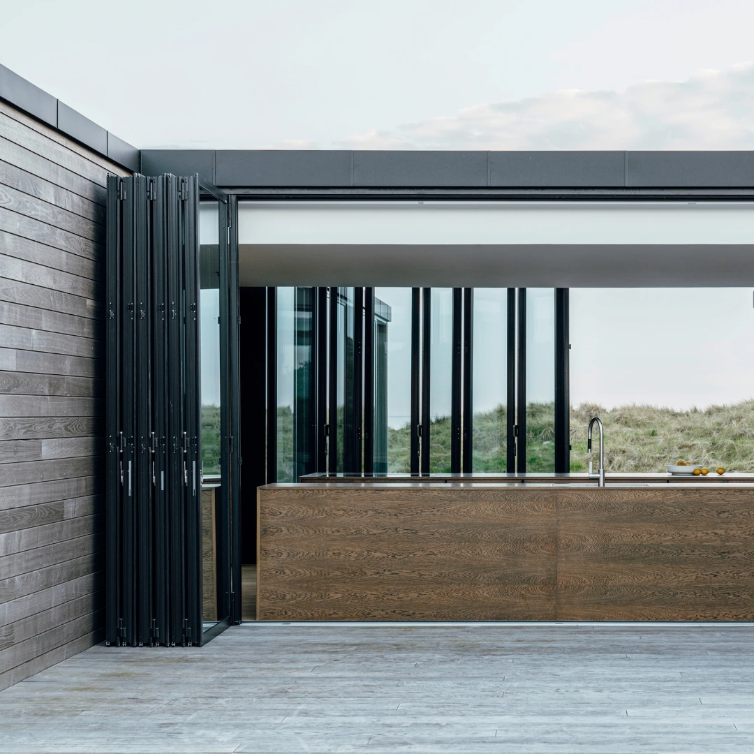 Foldedør til udestuen